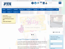 Tablet Screenshot of lisdpta.org